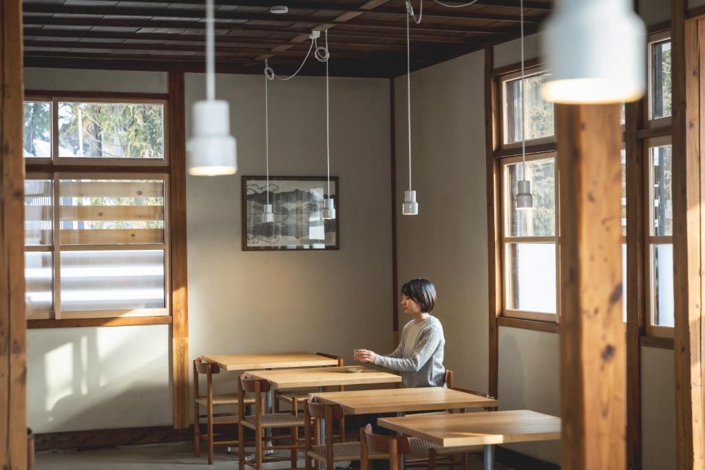 Restaurace v ubytování awai 戸隠