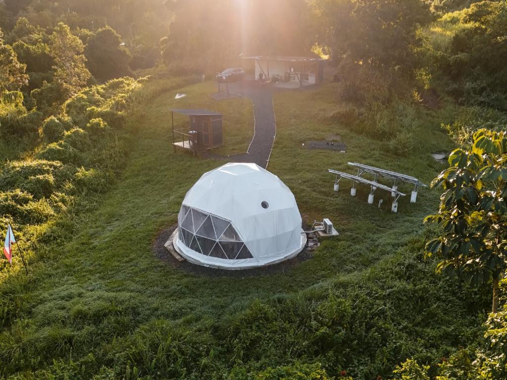 Příroda nedaleko luxury tent