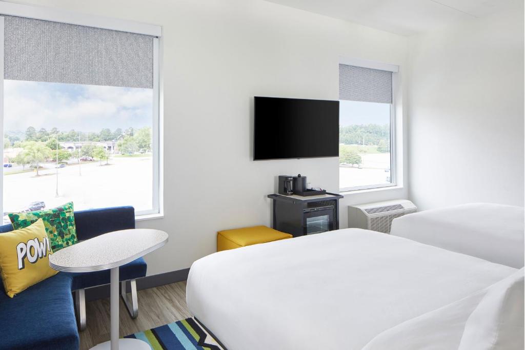 Travel Proud Aloft by Marriott Chattanooga Hamilton Place - Habitación Queen Con Dos Camas Queen