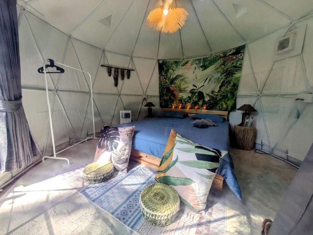 Posezení v ubytování Vanara Bungalows