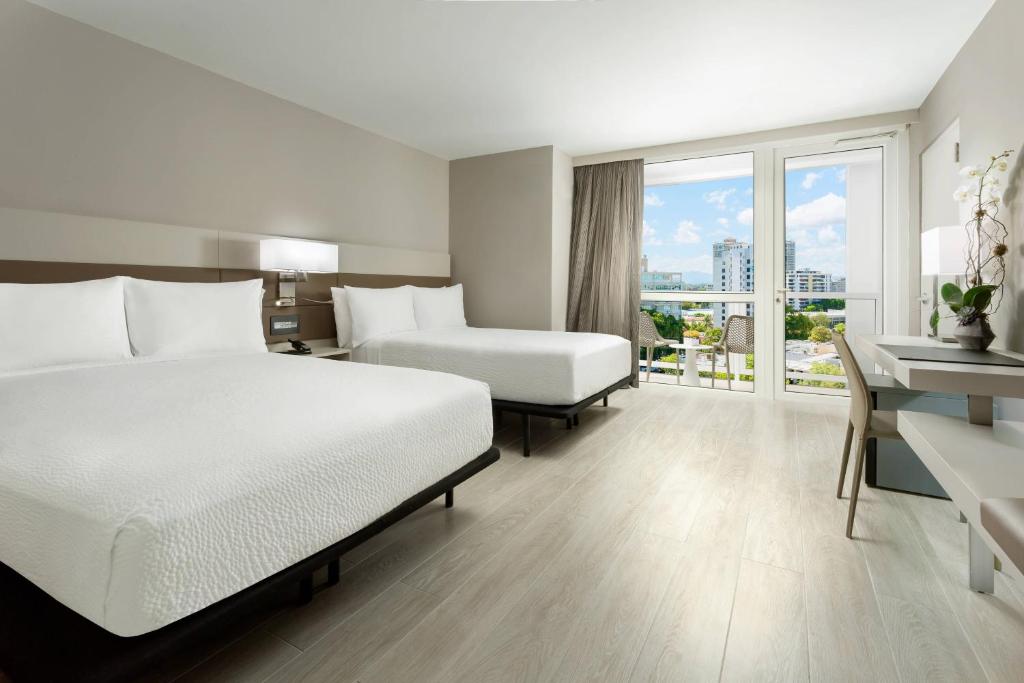 Postel nebo postele na pokoji v ubytování AC Hotel by Marriott San Juan Condado