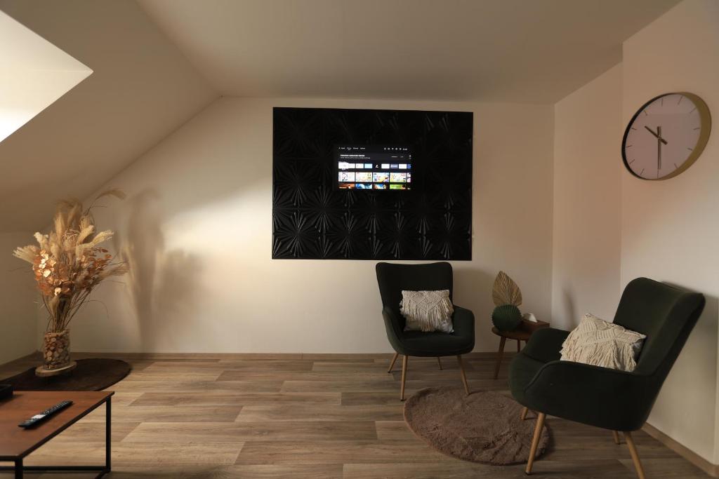 Posezení v ubytování ApaHouse