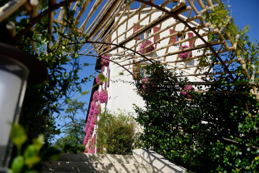 A garden outside Duca Di Dolle Wine & Relais