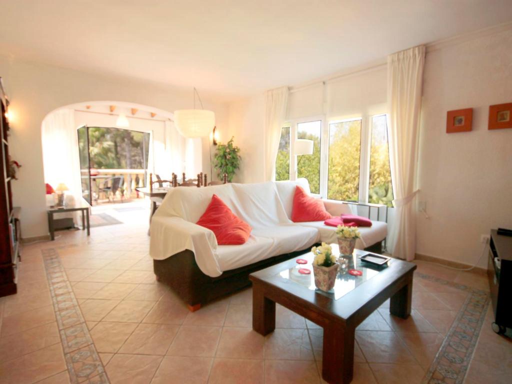 Posezení v ubytování Villa Amaya