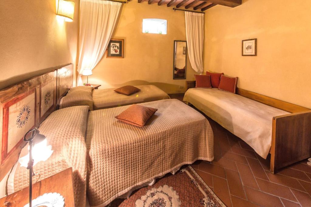 A bed or beds in a room at Holiday home in Antique Hamlet quoted in Dantes poem inferno