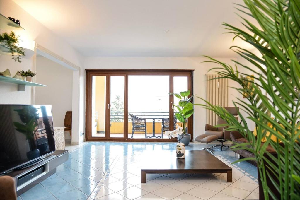 Posezení v ubytování Casa Melide Seeblick