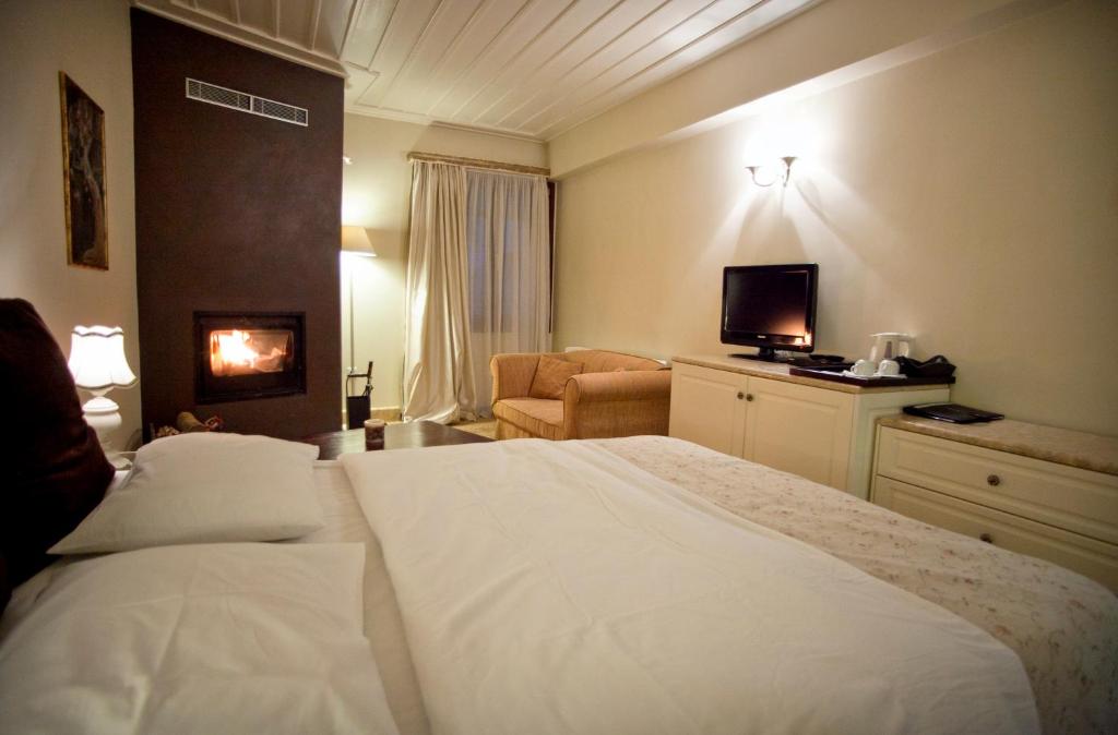 Postel nebo postele na pokoji v ubytování Guesthouse likoria