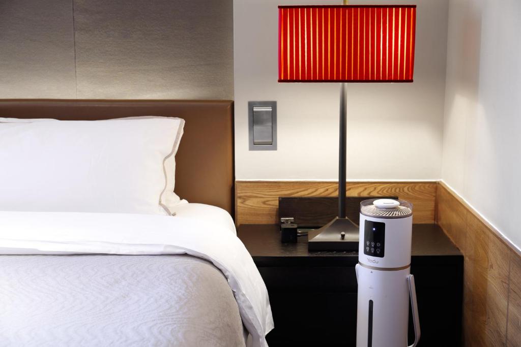 Postel nebo postele na pokoji v ubytování The Westin Xi'an