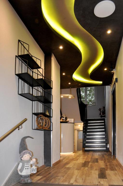 Kuchyň nebo kuchyňský kout v ubytování Hotel Mäuerle