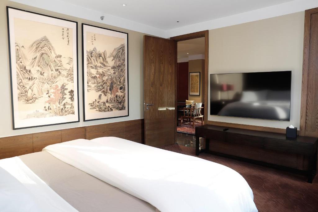 TV a/nebo společenská místnost v ubytování The Westin Xi'an
