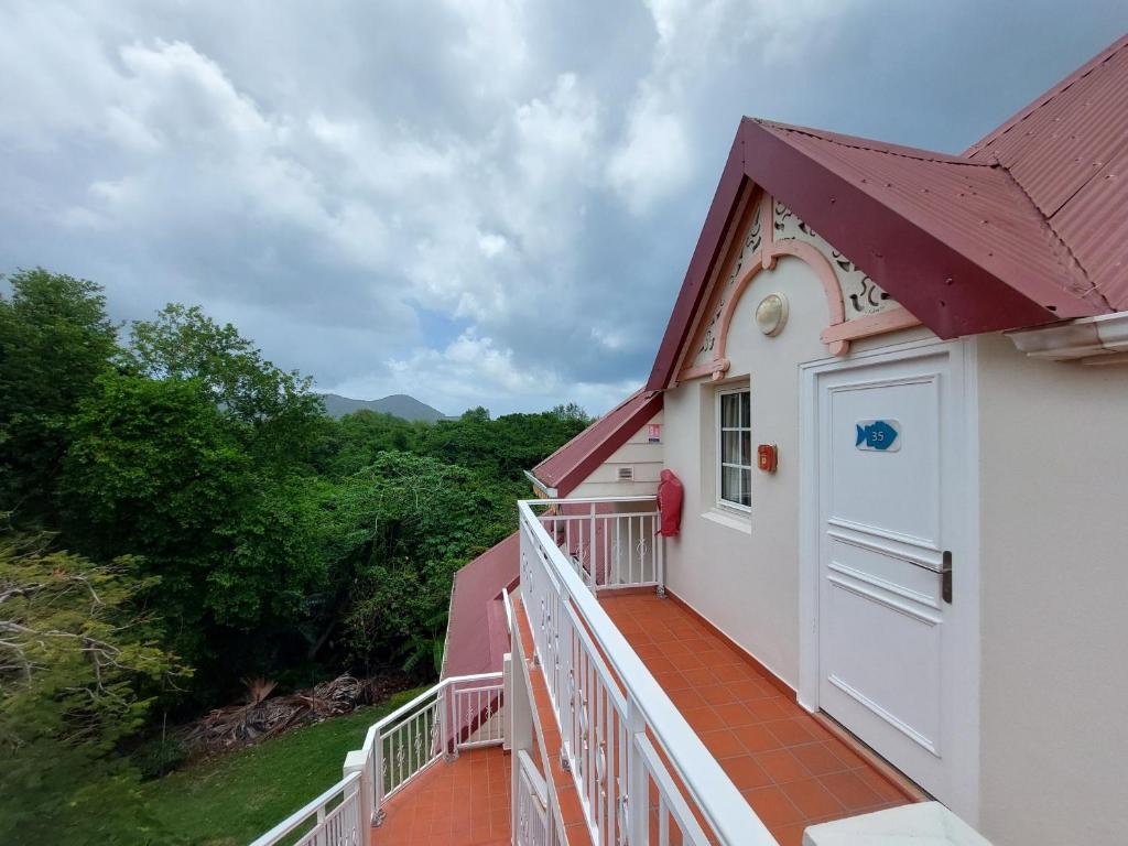 Balkón nebo terasa v ubytování Exceptionnel T3 Vue Mer Village Vacances Sainte Luce