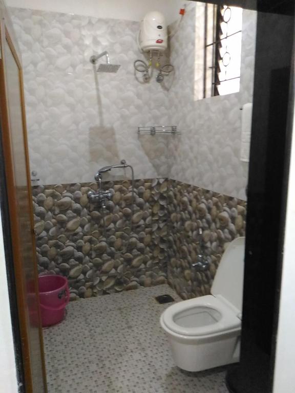 Koupelna v ubytování Alba Rooms Palolem Rosebuds