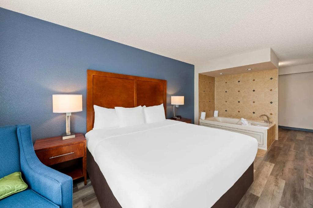 Comfort Inn & Suites Omaha Central - King Suite With Fireplace - Non-Smoking