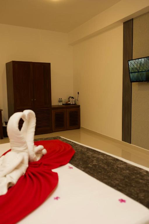 Postel nebo postele na pokoji v ubytování Sevonra Beach Resort