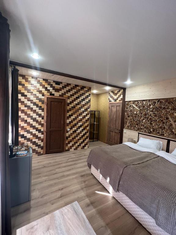 Postel nebo postele na pokoji v ubytování MaRu House