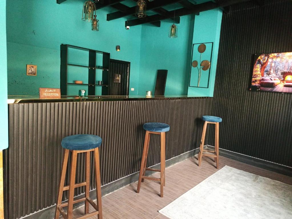 Lounge nebo bar v ubytování Blue Stone H