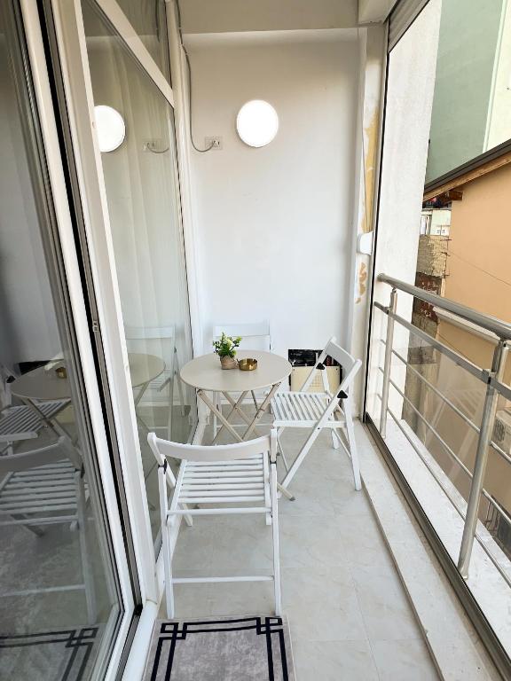 Balkón nebo terasa v ubytování Sea View Apartments