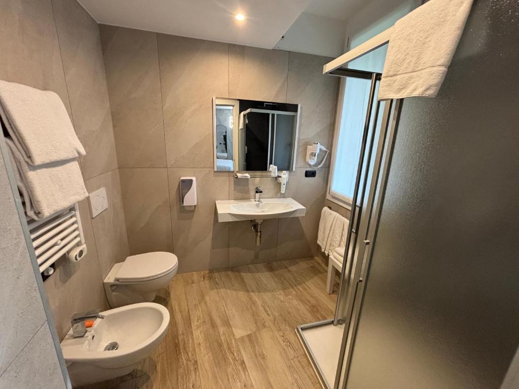 Koupelna v ubytování Bis Hotel Varese