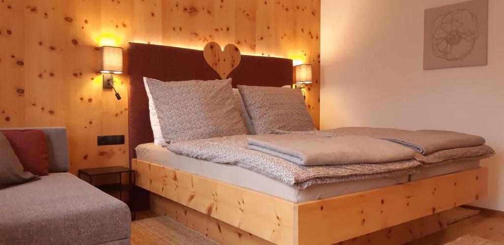 Postel nebo postele na pokoji v ubytování Ferienhaus Sigrid