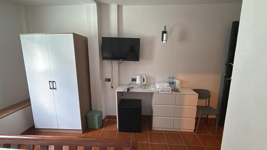Kuchyň nebo kuchyňský kout v ubytování Hop new guest House