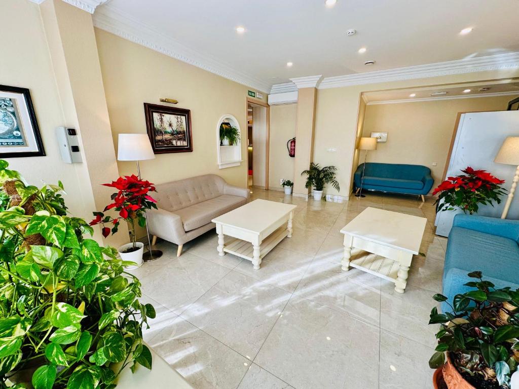 Posezení v ubytování Hostal Toledo