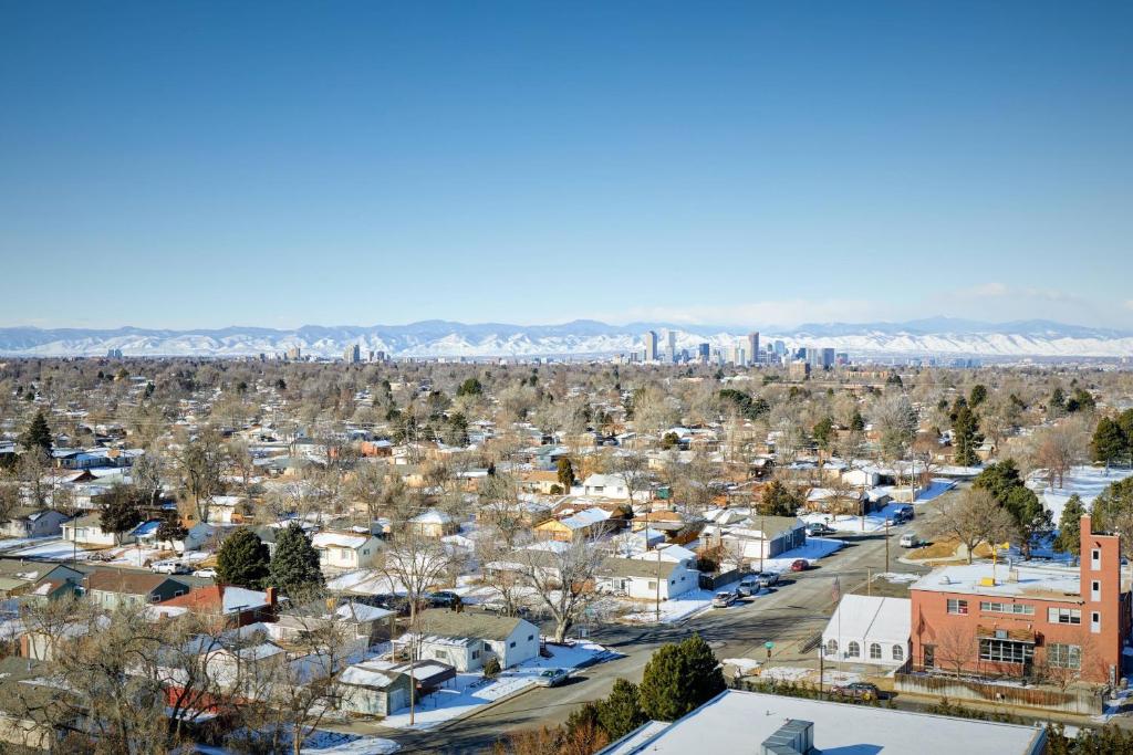 Nespecifikovaný výhled na destinaci Denver nebo výhled na město při pohledu z hotelu