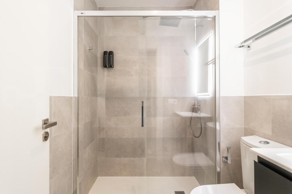 Koupelna v ubytování Intimate studio in the heart of Malaga by REMS
