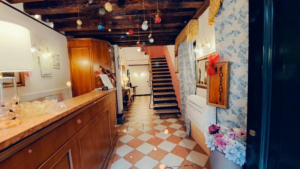 Kuchyň nebo kuchyňský kout v ubytování Locanda Ca' Formosa