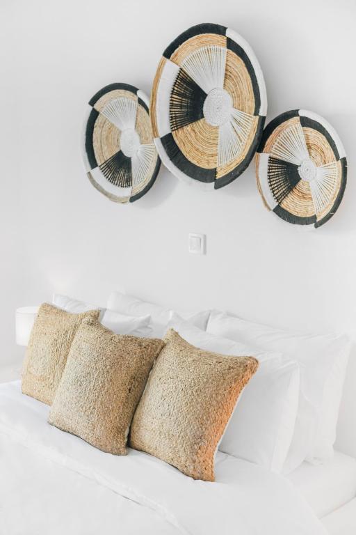 Postel nebo postele na pokoji v ubytování Island Riviera Mykonos Villa