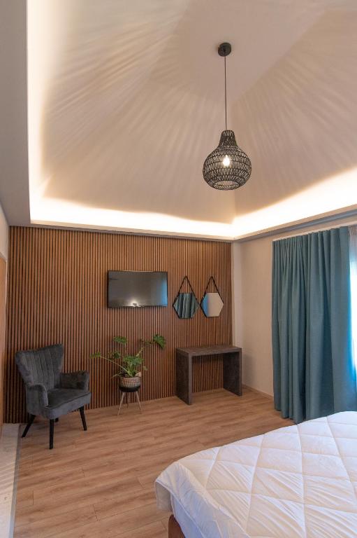 Voodi või voodid majutusasutuse KOSMAPOLITAN hotel toas