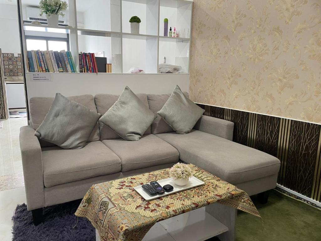 Χώρος καθιστικού στο Yanaya Stay