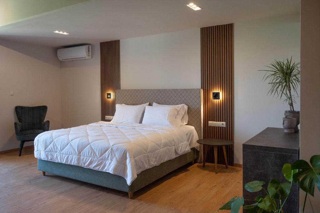 Voodi või voodid majutusasutuse KOSMAPOLITAN hotel toas