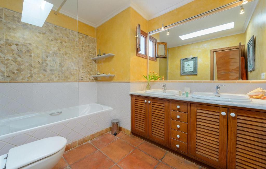 Koupelna v ubytování Villa Arcadia