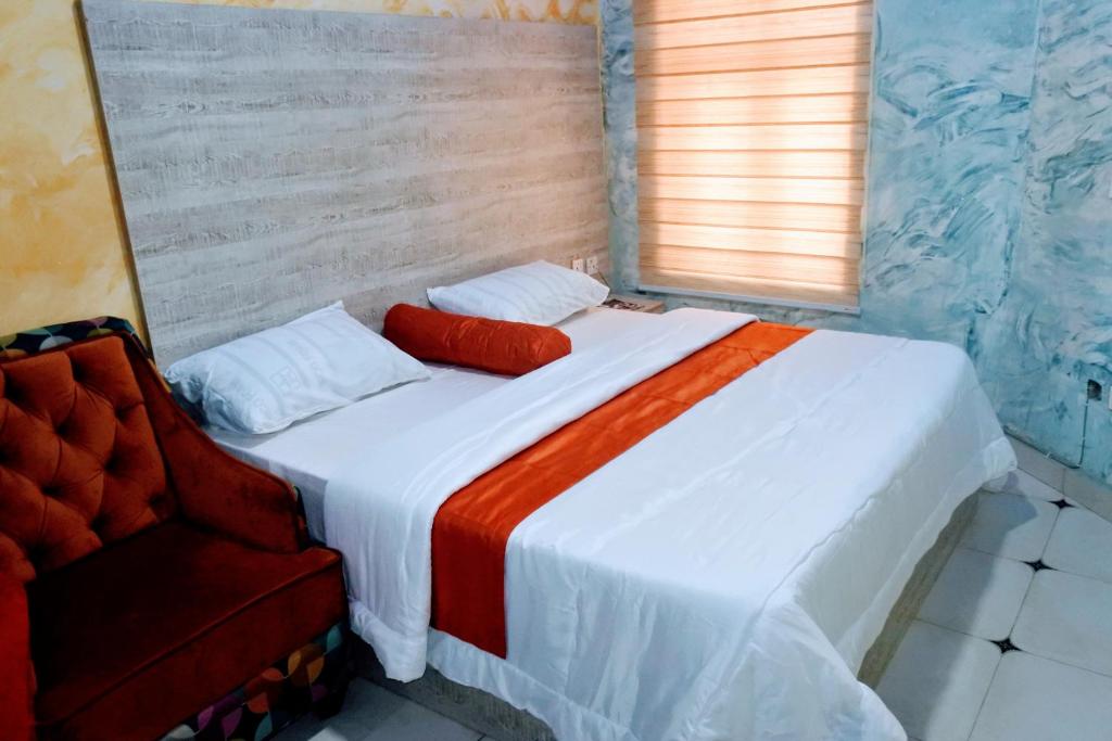 Postel nebo postele na pokoji v ubytování Hotel Diego