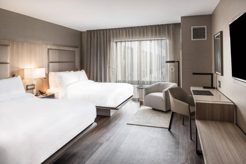 Postel nebo postele na pokoji v ubytování AC Hotel by Marriott Worcester