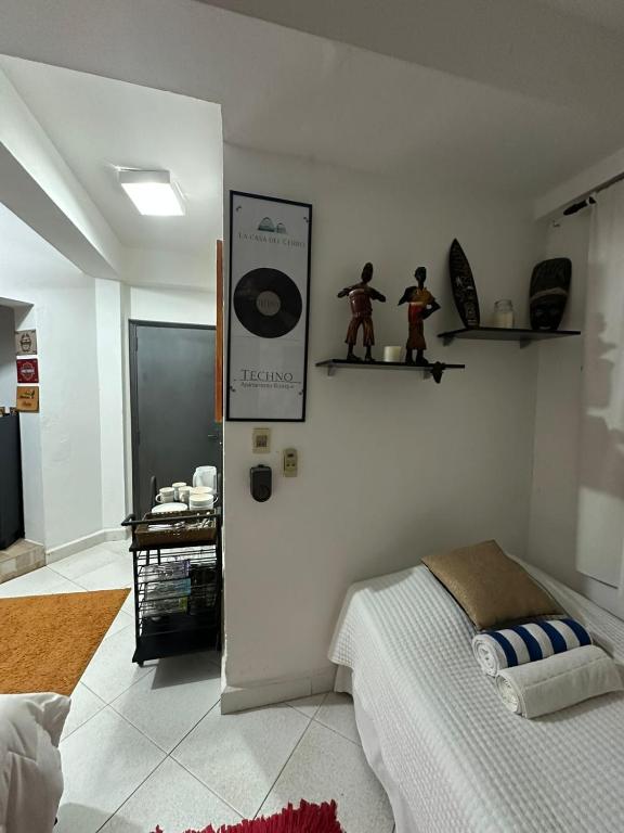 Postel nebo postele na pokoji v ubytování La Casa del Cerro by Nora Ruoti