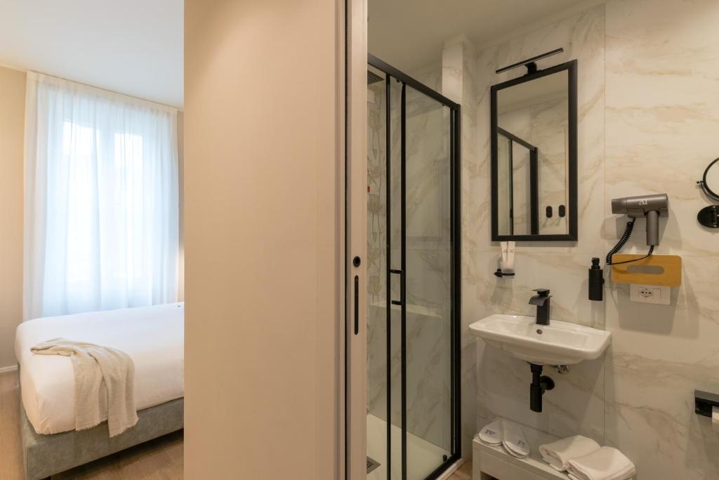 Koupelna v ubytování Aiello Hotels - Isola Design District