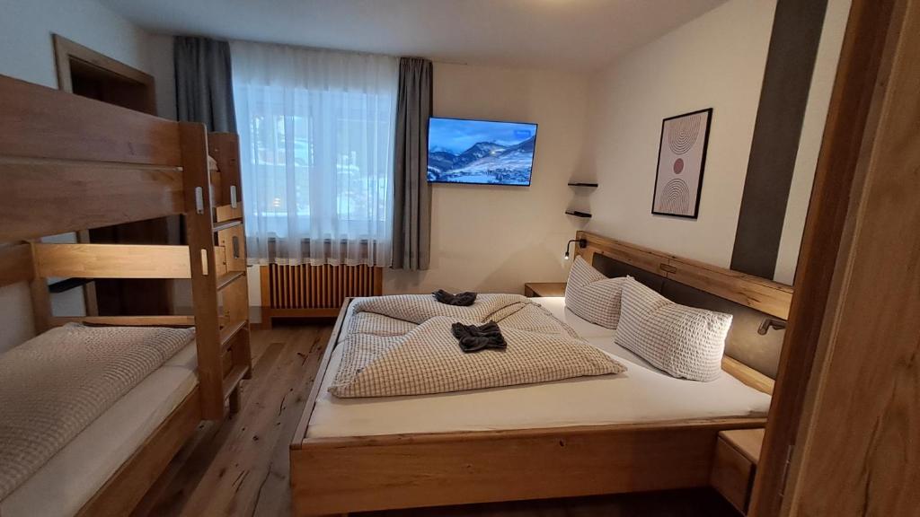 Postel nebo postele na pokoji v ubytování Apart Austria