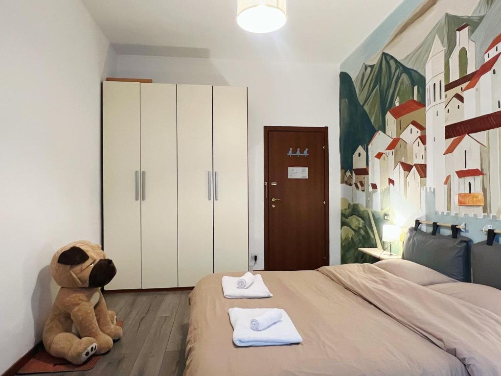 Postel nebo postele na pokoji v ubytování Muse Inn