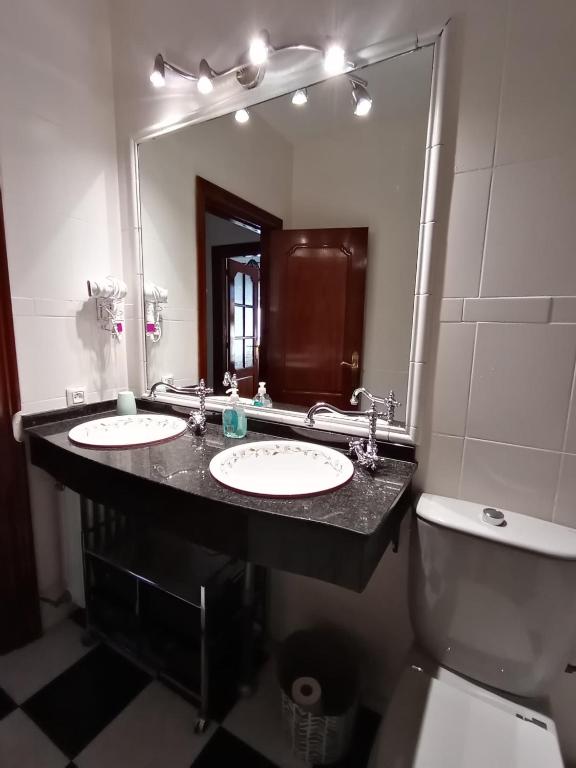 Koupelna v ubytování Palacio de Don Juan