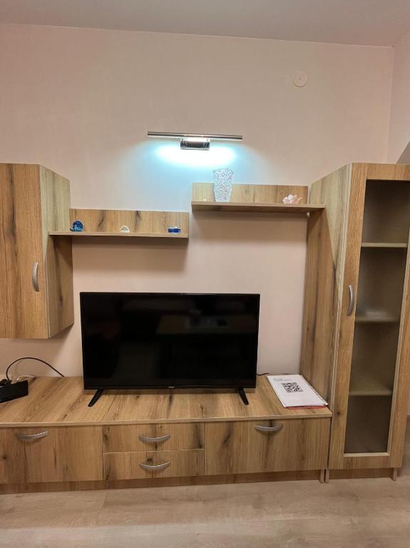TV a/nebo společenská místnost v ubytování Apartman KVINS 1