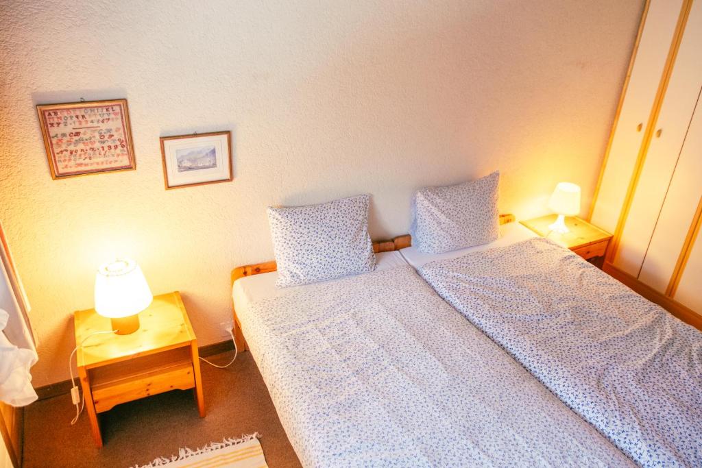 Postel nebo postele na pokoji v ubytování Charming Apartment with Alpine Ambiance