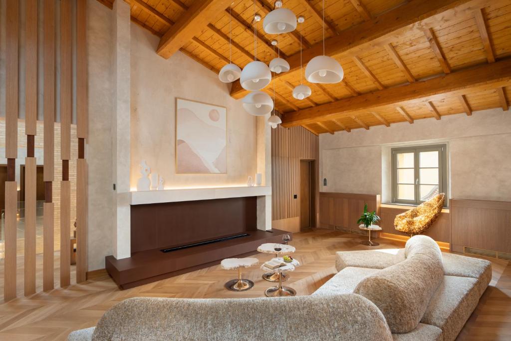 Posezení v ubytování Villa Petriolo