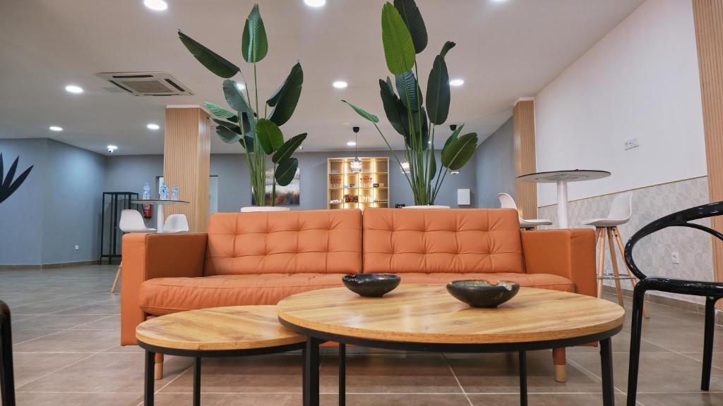 Posezení v ubytování Hotel Aloe Emira NKC