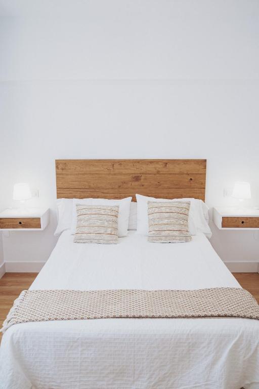 Posteľ alebo postele v izbe v ubytovaní Hotel Posada del Mar