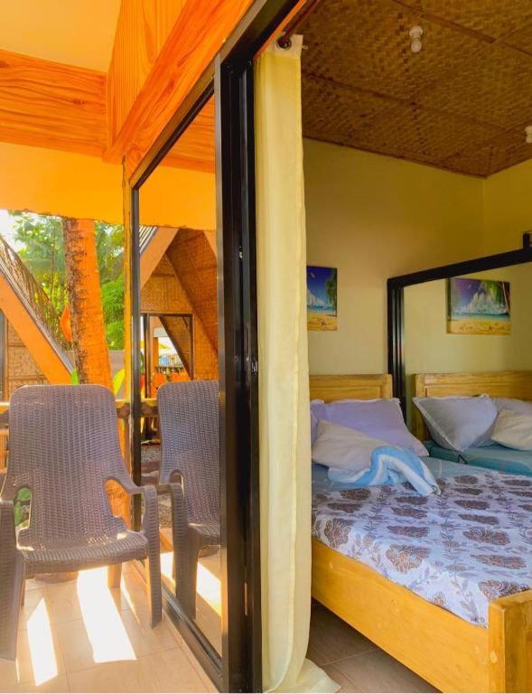 Postel nebo postele na pokoji v ubytování Anelasplace Beach Resort