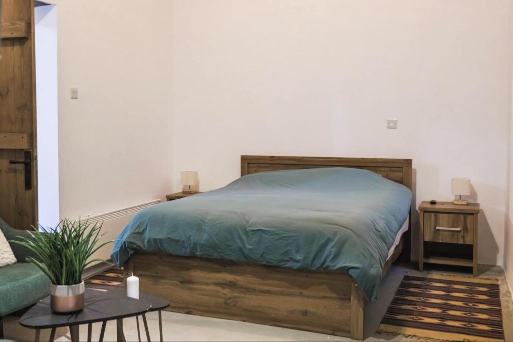 Postel nebo postele na pokoji v ubytování Eftychia's House