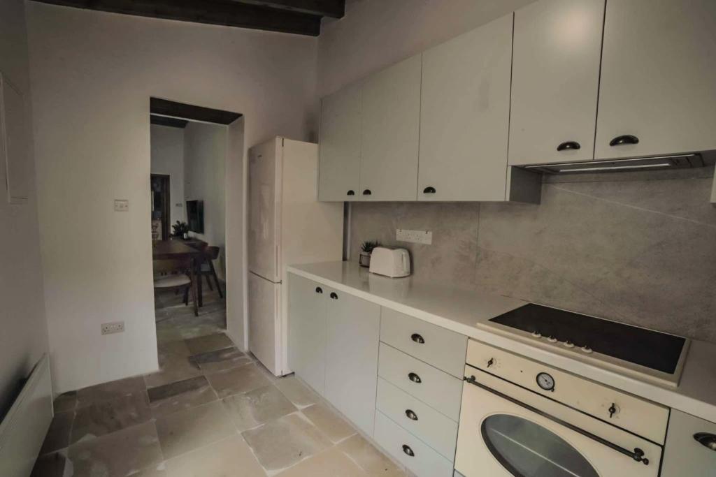 Kuchyň nebo kuchyňský kout v ubytování Eftychia's House