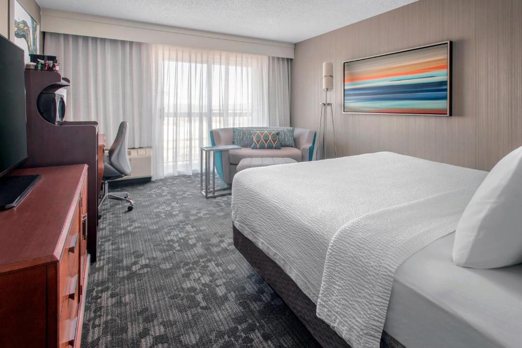 Postel nebo postele na pokoji v ubytování Courtyard by Marriott Basking Ridge