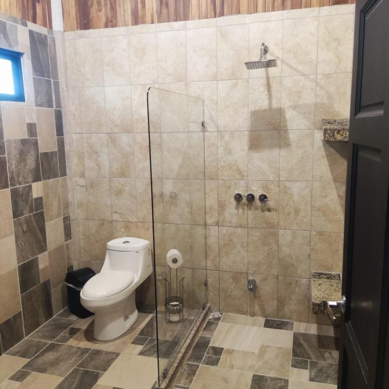 Koupelna v ubytování Hotel Ribera La Paz